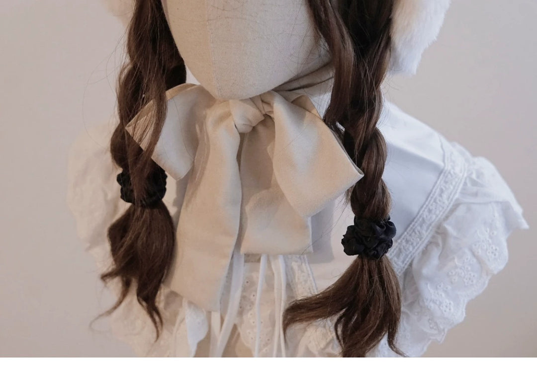 (BFM)Besozealous~Winter Lolita Hat Bear Ears Hooded Hat   