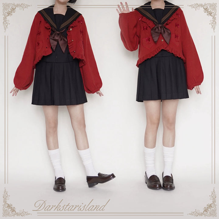 (BFM)Dark Star Island~Sugar Frost~Sweet Lolita Cardigan Knit Embroidered Sweater   