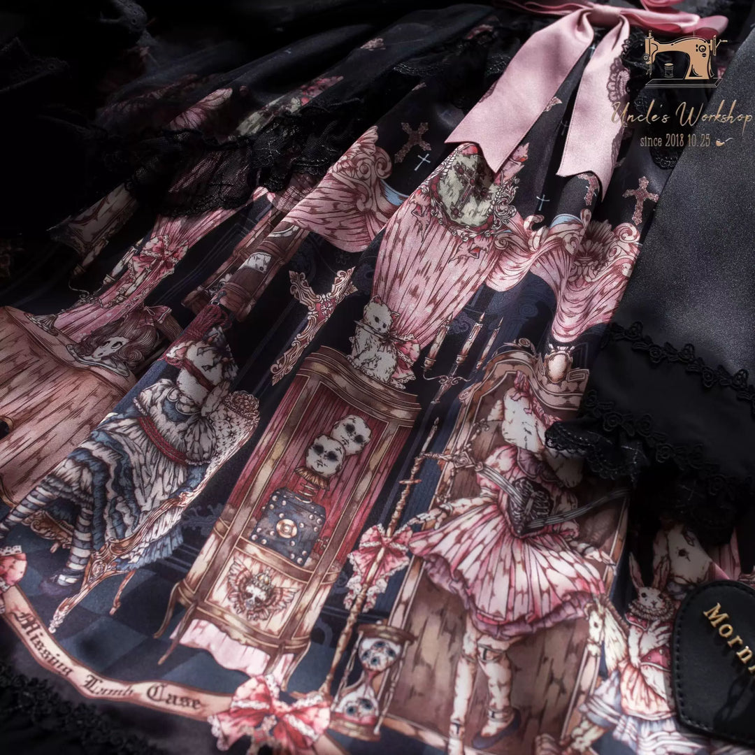 Uncle Wall Original~Missing Lamb Case~Gothic Lolita Dress Set with Sheep Prints 42971:759749
