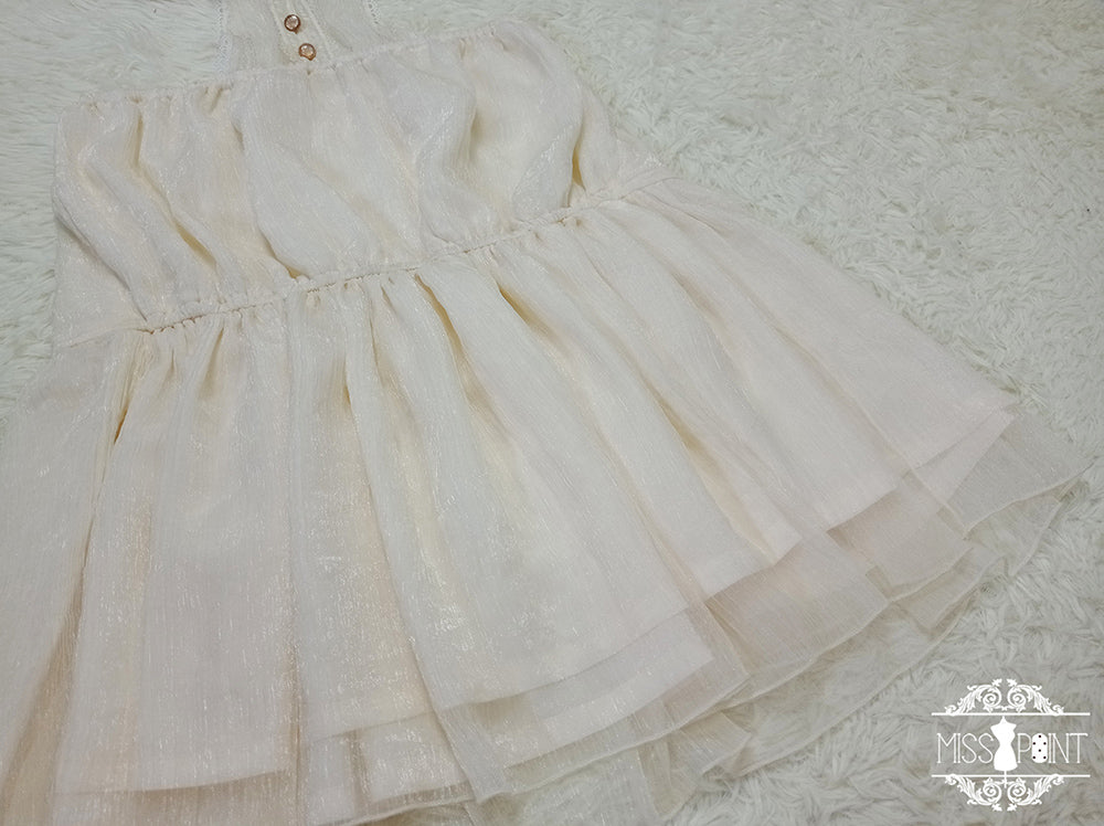 Miss Point~Dusk Bester~Egyptian Lolita Halter Attached Sleeve Blouse 17472:237194
