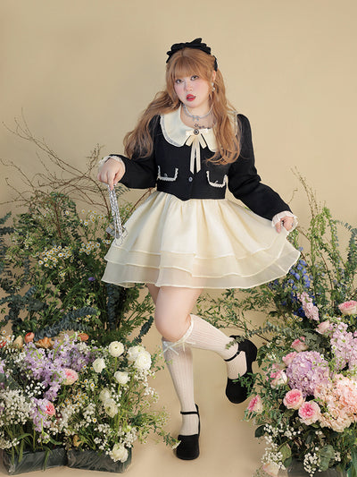 HardCandy~Plus Size Lolita Elegant Puffy Skirt Suit   