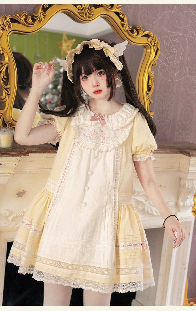 Spireme Cat~Lolita Kawaii Doll Sense Dress   