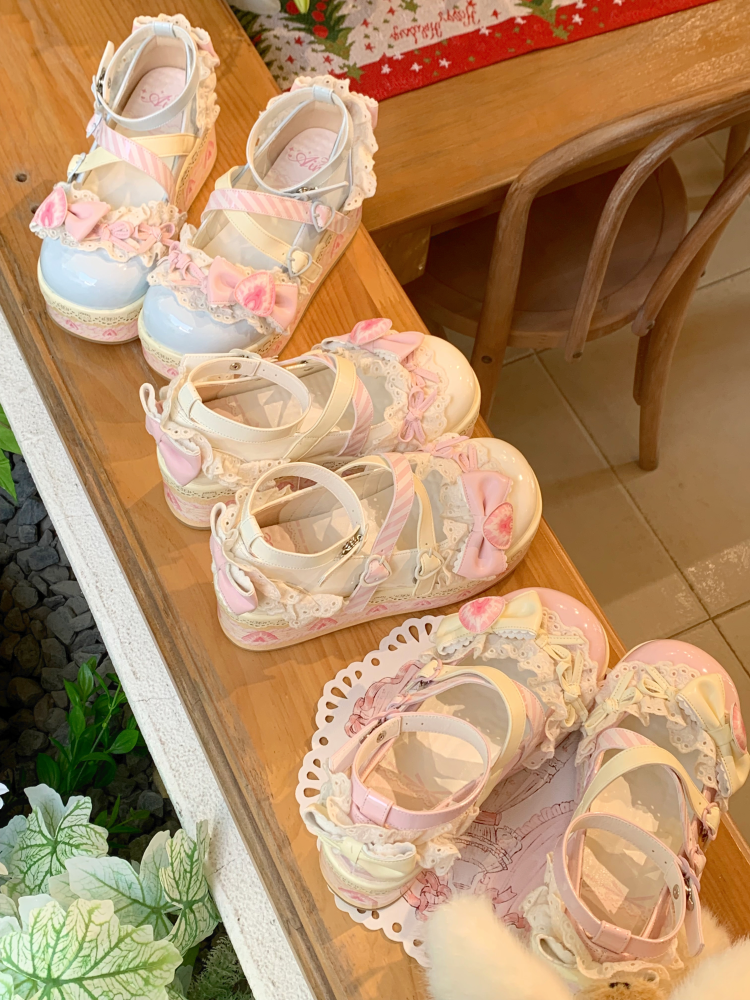 Aimee~Sweet Lolita Shoes High Platform Lolita Shoes 40994:683020