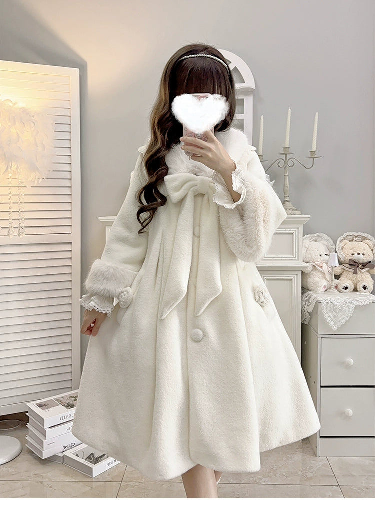 Strawberry Fantasia~Winter Tour~Daily Winter Lolita Coat Kawaii Lolita Overcoat