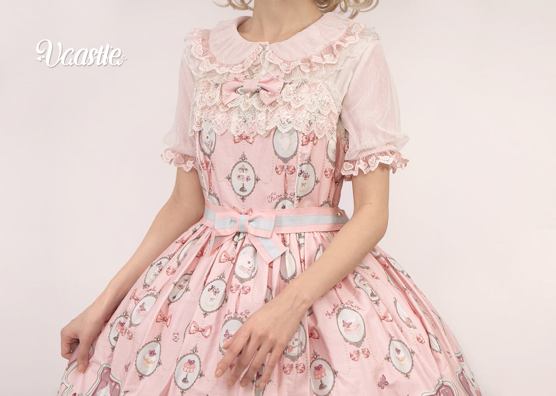 Vcastle~Unicorn Sugar Party~Kawaii Lolita Salopette Suit with Unicorn Hood 42110:726701