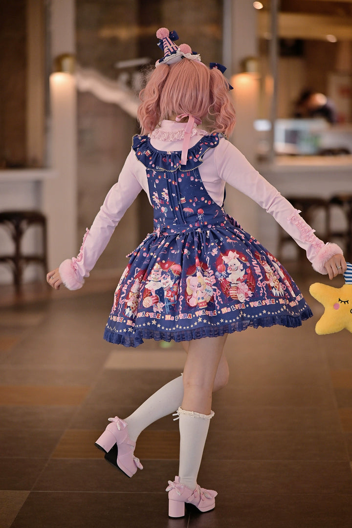 Vcastle~IP Collab Sweet Lolita Salopette and SK 40848:681962