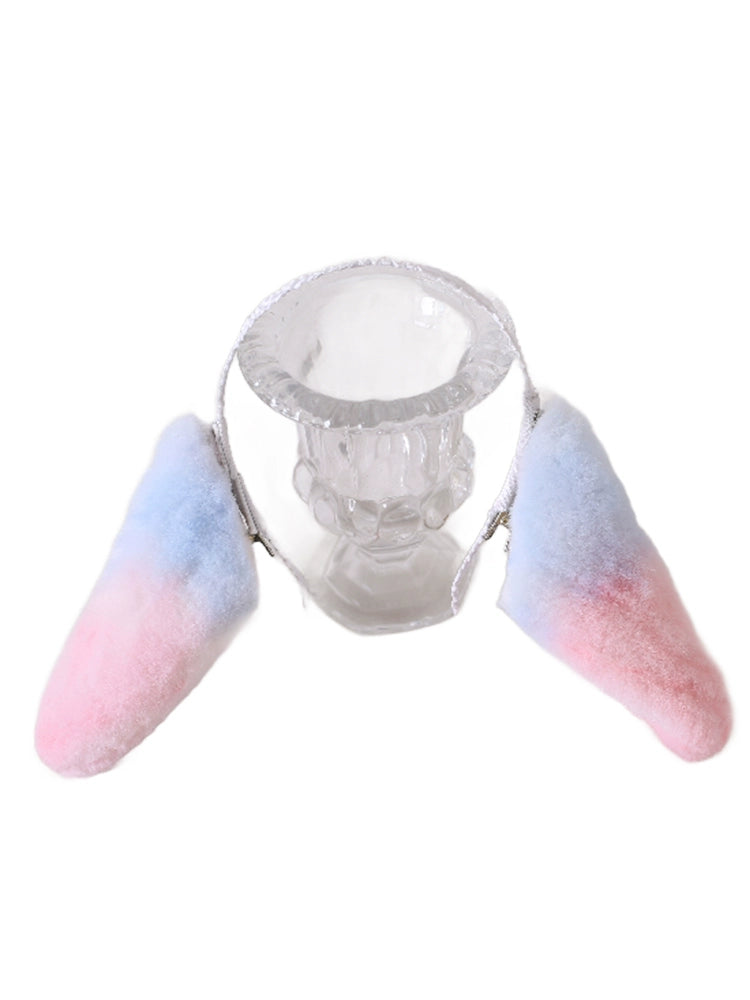 Xiaogui~Kawaii Lolita Handmade Pink and Blue Sheep Ears Headband   
