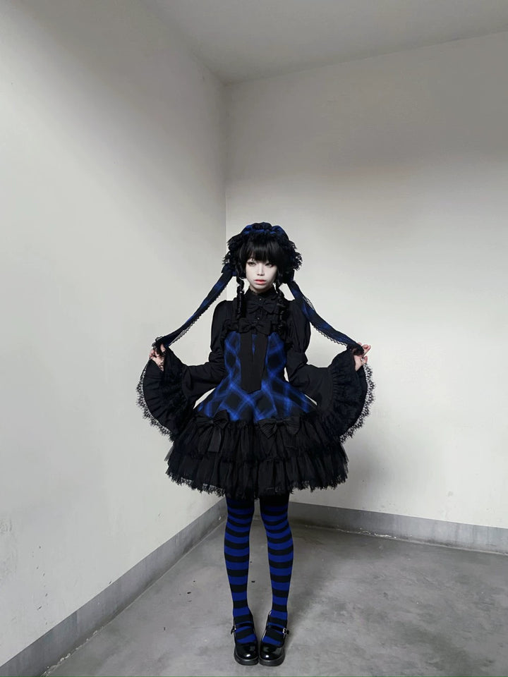 Frozen in time~Bunny Fantasy~Gothic Lolita JSK Dress Princess Sleeve Shirt