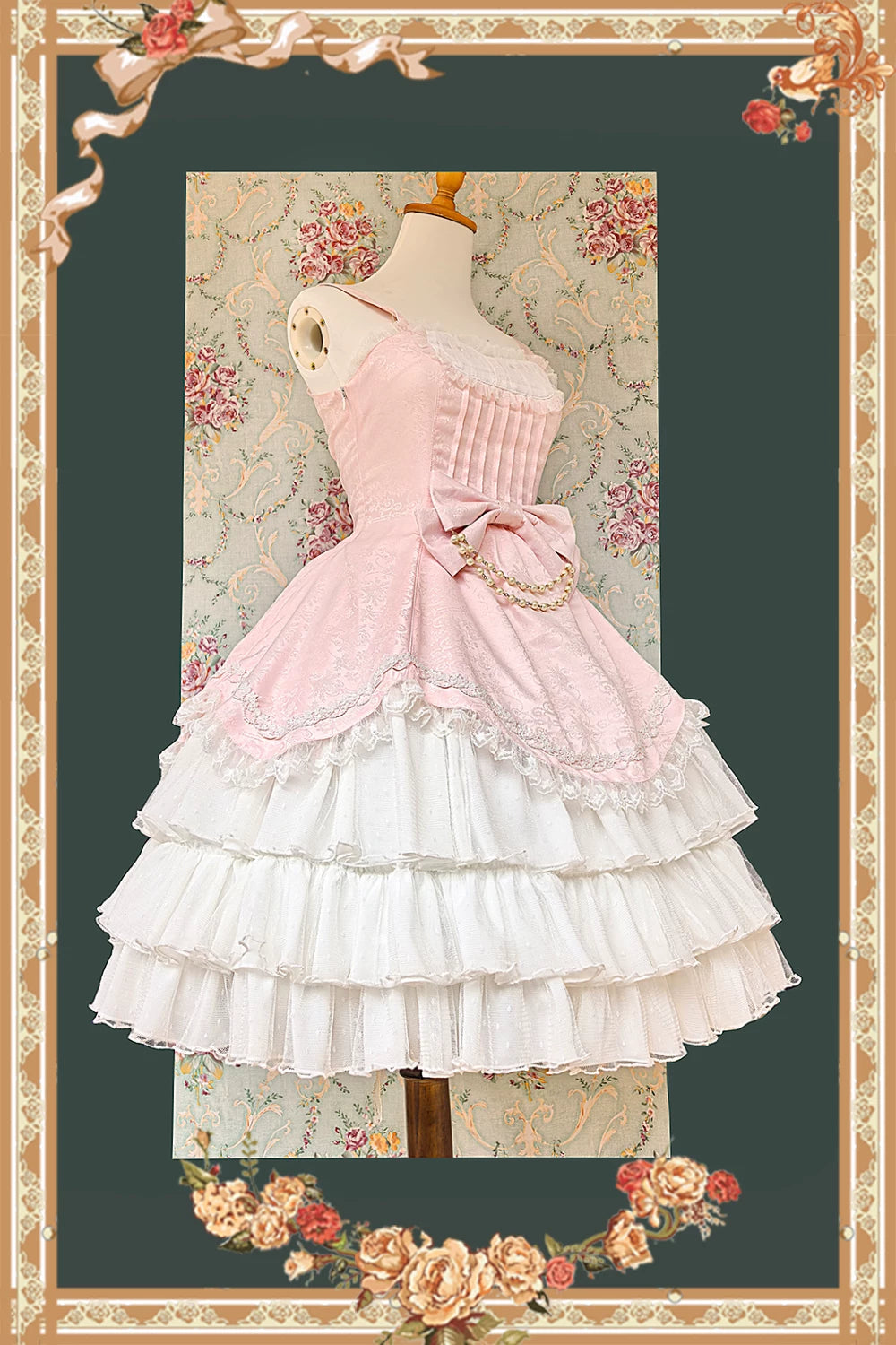 Pearl Box - Classic Lolita JSK, Bustle Back Hem 44506:811383
