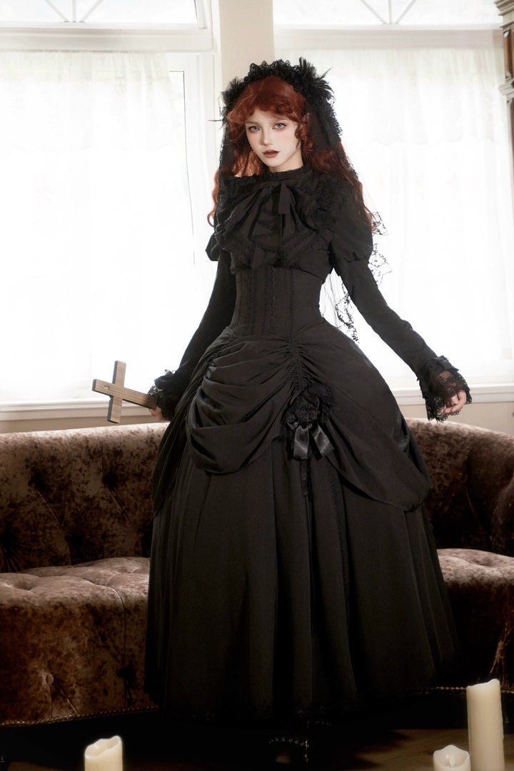 The Original Witch~Gothic Lolita Dress Fishbone Lifting Corset SK Shirt 40736:680134