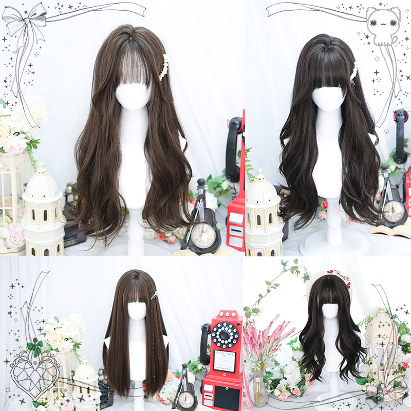 Dalao Home~Gentle Daily Lolita Long Curly Wig   