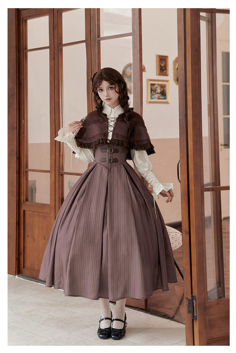 With PUJI~Ouji Lolita Shirt Bust-supporting JSK Dress 40000:647806
