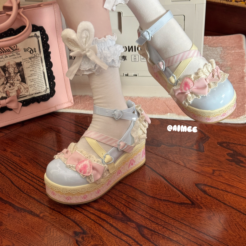 Aimee~Sweet Lolita Shoes High Platform Lolita Shoes 40994:683002