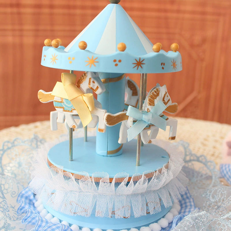Deer Girl - Handmade Lolita Mini Top Hat Carousel Circus Lace Hat