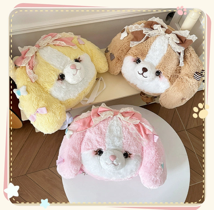 Mango Dango - Pakcoco - Kawaii Lolita Bag, Plush Backpack