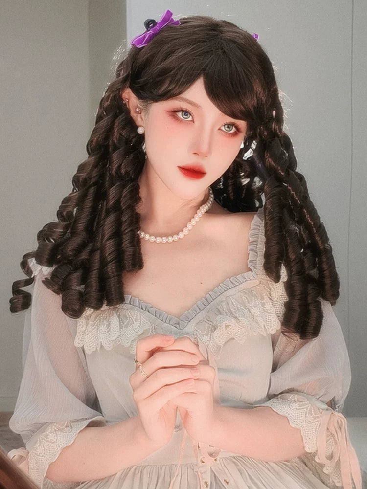 Lolita Roman Roll Wig, Shape-Resistant Fiber 44970:830281