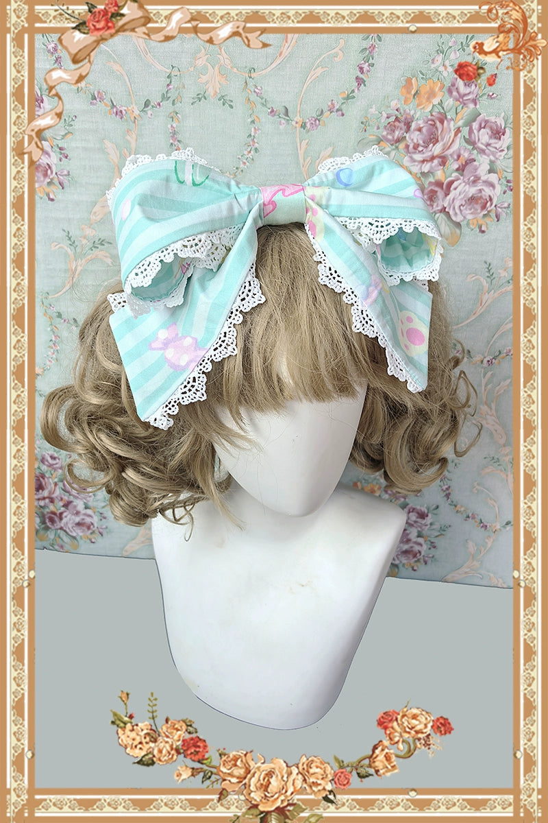 Infanta - Macaron Dolly House - Sweet Lolita JSK Dress, Animal Print Green KC (one size / choose M) S