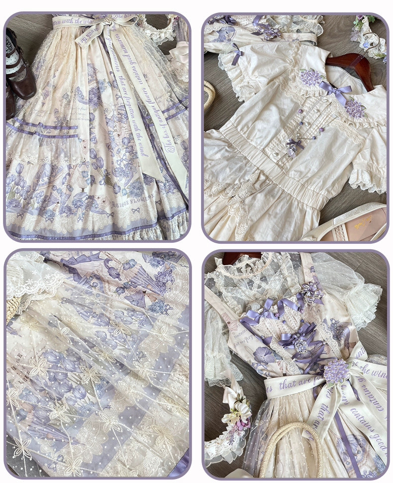 NanShengGe - Purple Memoirs - Plus Size Lolita Classic Dress Suit