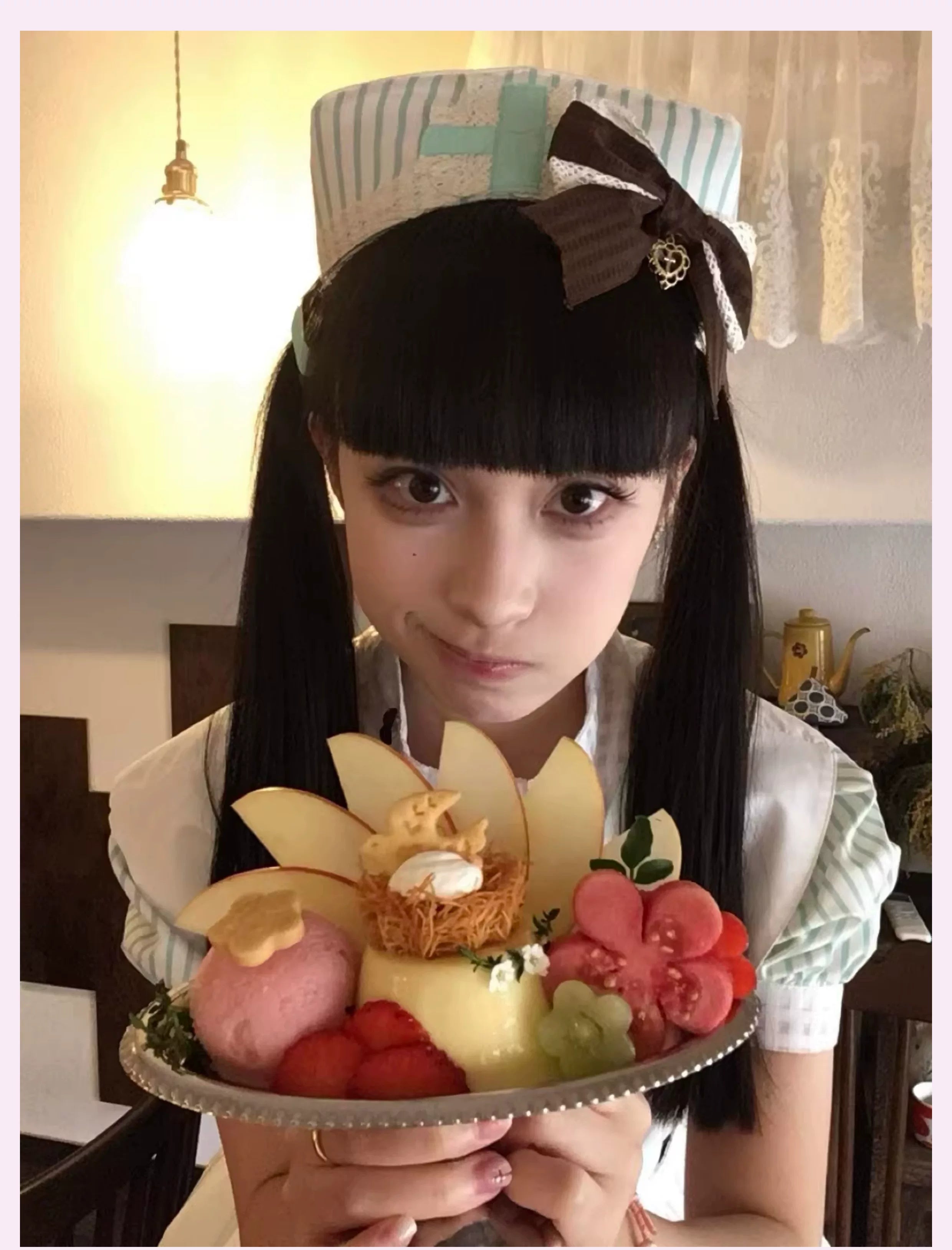 Mint Prescription - Old School Lolita Striped OP Dress, Electrocardiogram Trace 44883:825794