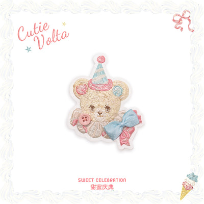 (BFM)Cutie Volta~Sweet Celebration~Sweet Lolita OP Dress Bunny Bear JSK Salopette Size #1 Little Bear Badge 