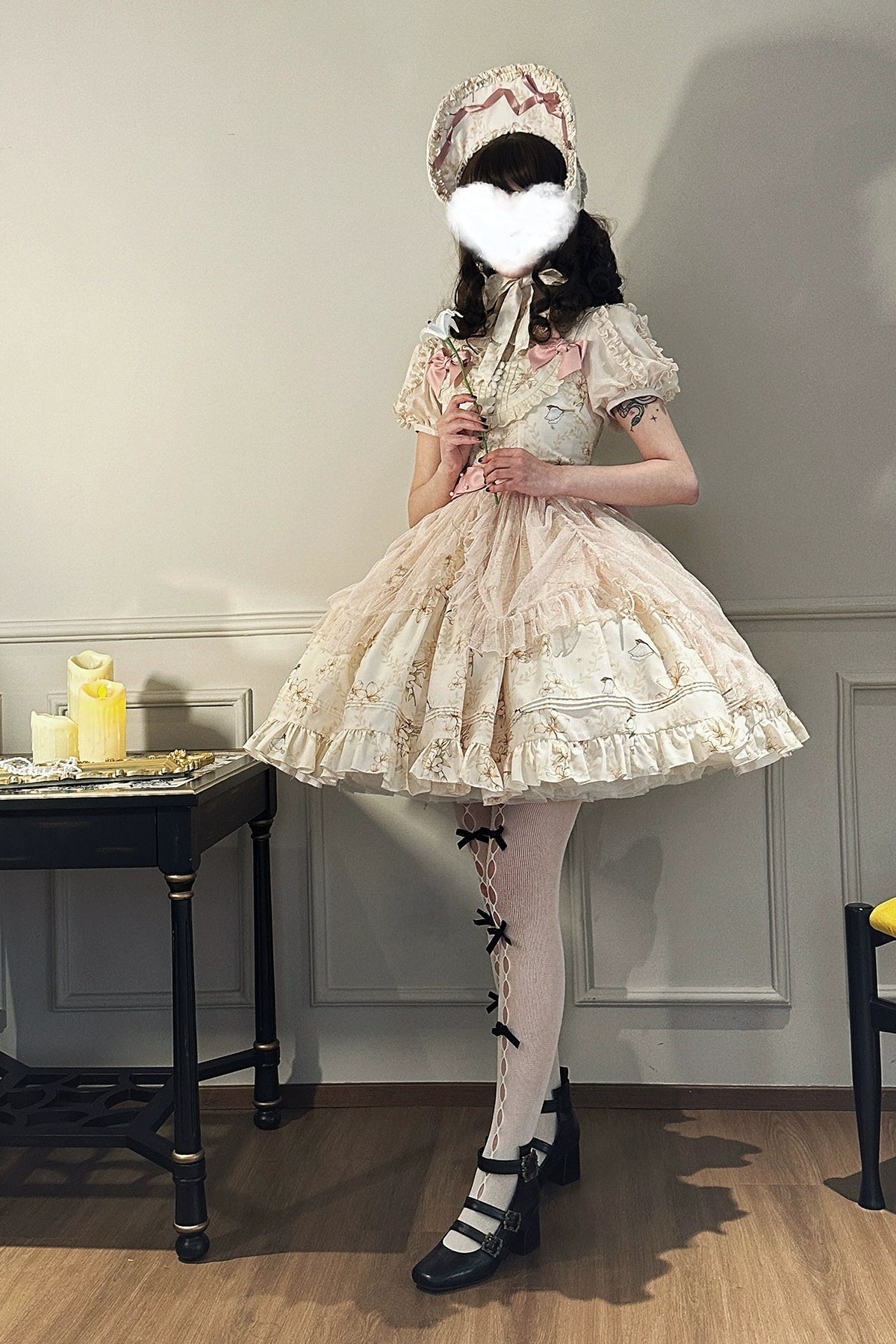 Dark Star Island~Lily and Mountain Wind~Elegent Lolita JSK Dress Summer Lolita Dress   
