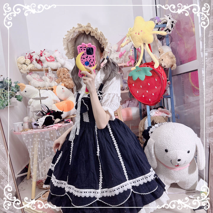 Chestnut Lolita~Lolita Kawaii Cotton BNT Hat   