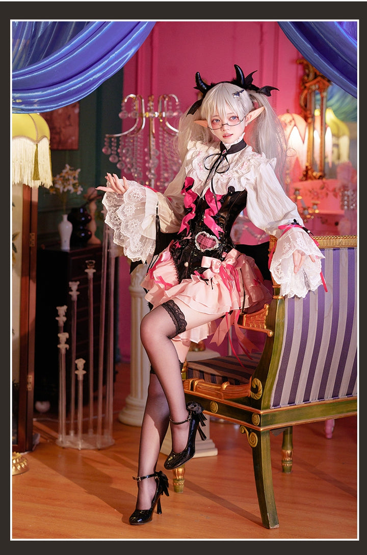 Signorina~Daydreamer~Gothic Lolita Shorts Set Lolita Fishbone Corset   