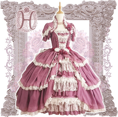 Henrietta~Look for Butterflies~Elegant Lolita Princess Dress Multicolor Custom Size 0 dead rose(ordinary length) 