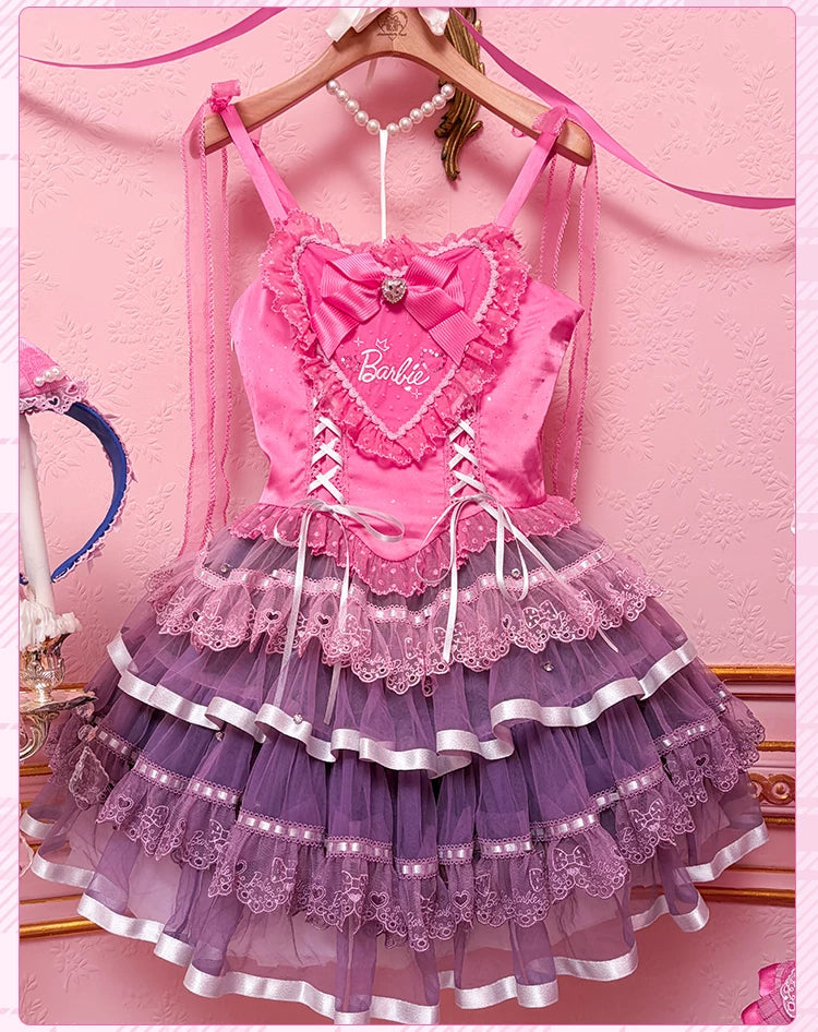 Princess Academy - IP Collab Sweet Lolita JSK Dress, Heart Embroidery 45883:866256