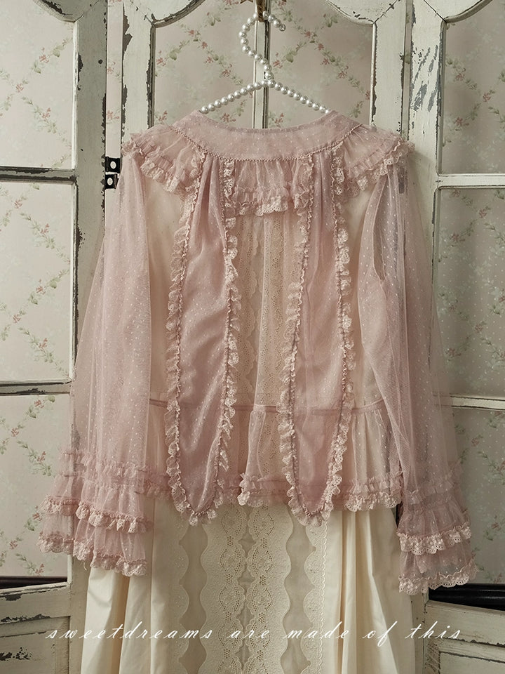 Sweet Dreamer~Yiyi~Classic Lolita Bolero Long Sleeve Tulle Outerwear 41478:703412