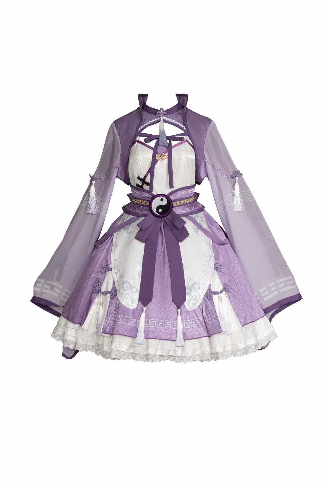 OCELOT~Qi Lolita JSK Suit Chinese Taoism Lolita Dress Set (2XL L M S XL) 40644:671760