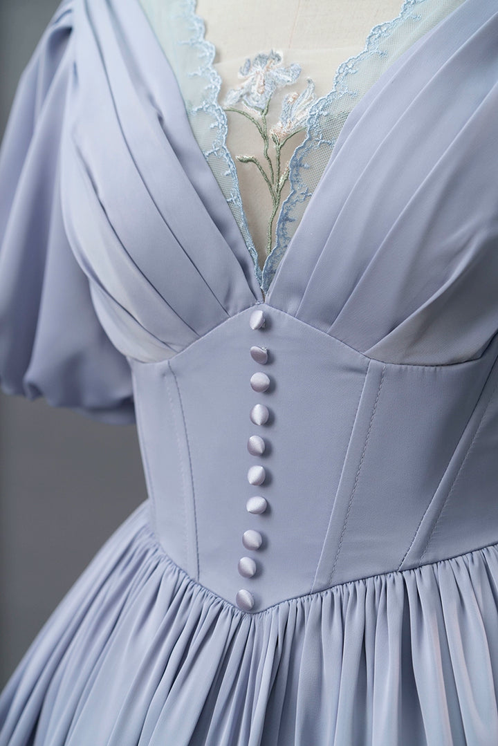 Fantastic Wind~Iris Covenant~Vintage Lolita Dress Elegant OP Dress   