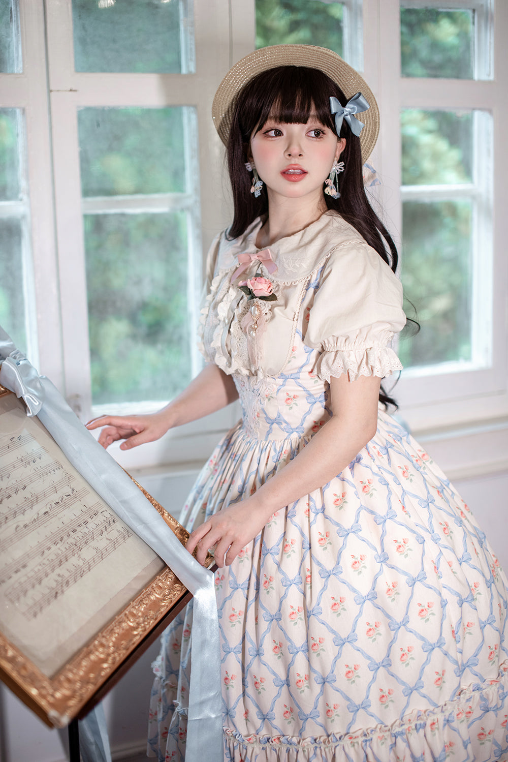 (Buyforme)Miss Point~Happy Summer Elegant Lolita Floral JSK