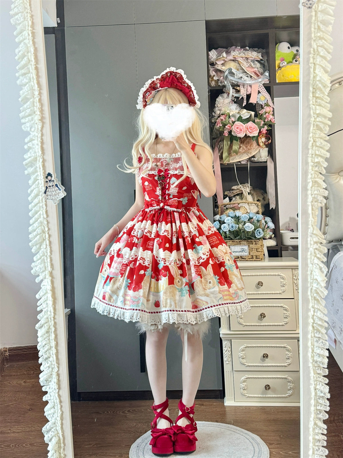 Dark Star Island - Honey Bunny Cake - Sweet Lolita JSK/OP/Strap SK/Shirt