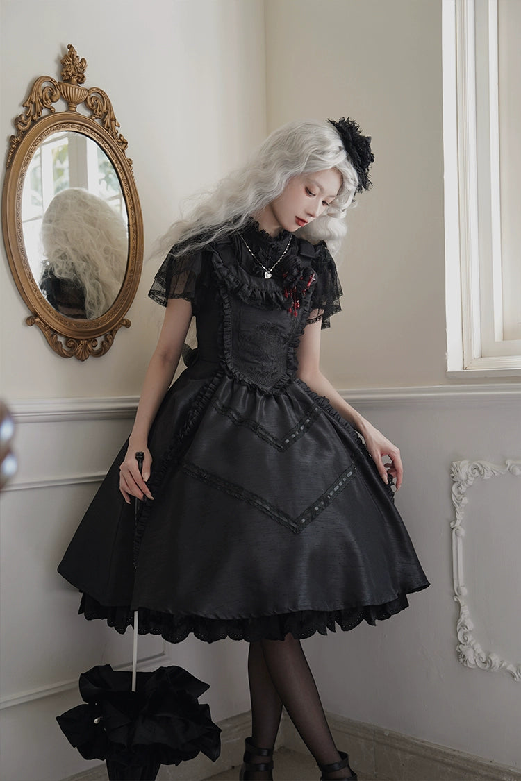 LittlePlum~Gothic lolita JSK Dress Solid Color 33734:436170