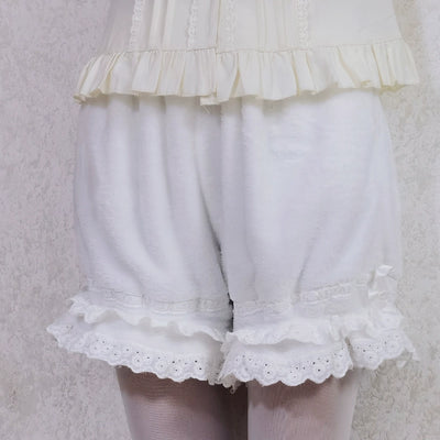 DMFS Lolita~Winter Lolita Fleece Bloomer Plush Lolita Homewear   