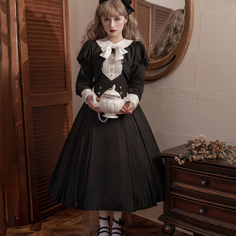 Letters from Unknown Star - Collection box - Spring Black Lolita OP