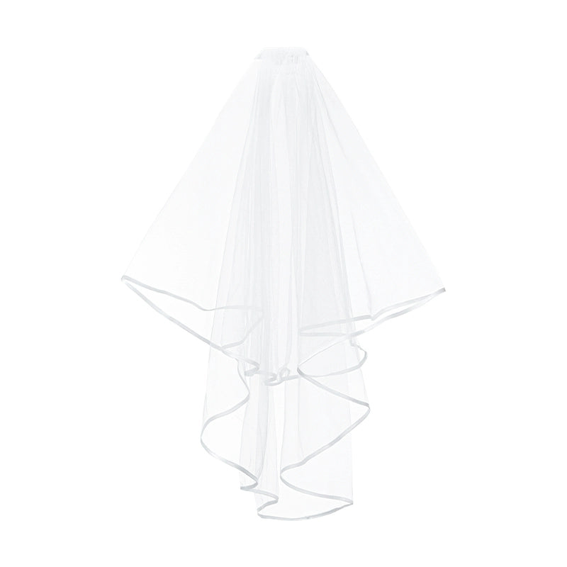 With PUJI - Fallen Heaven - White Gothic Lolita OP Set, Double Layered Skirt 43795:785500