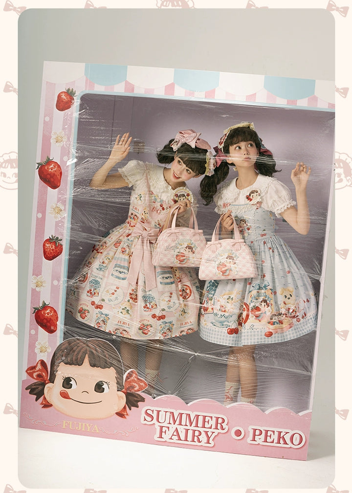 Summer Fairy~IP Collab Kawaii Lolita JSK Shirt Candy Box Hat   