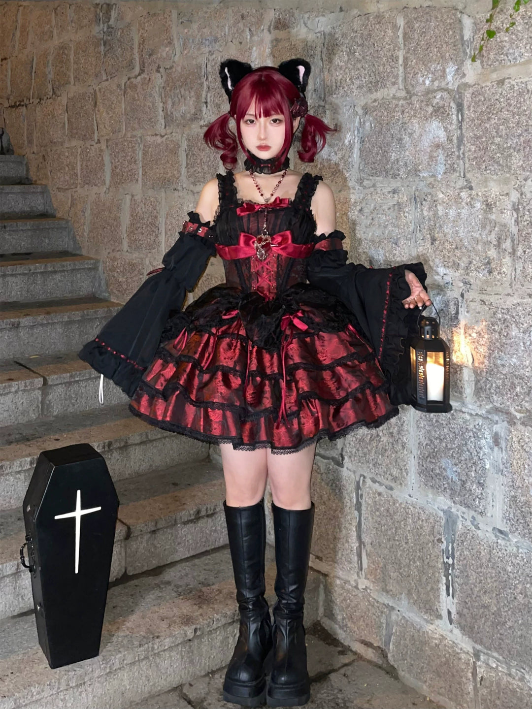 Xiaoxin - Rose Butler - Sweet Lolita JSK Ballet Style Birthday Lolita Dress