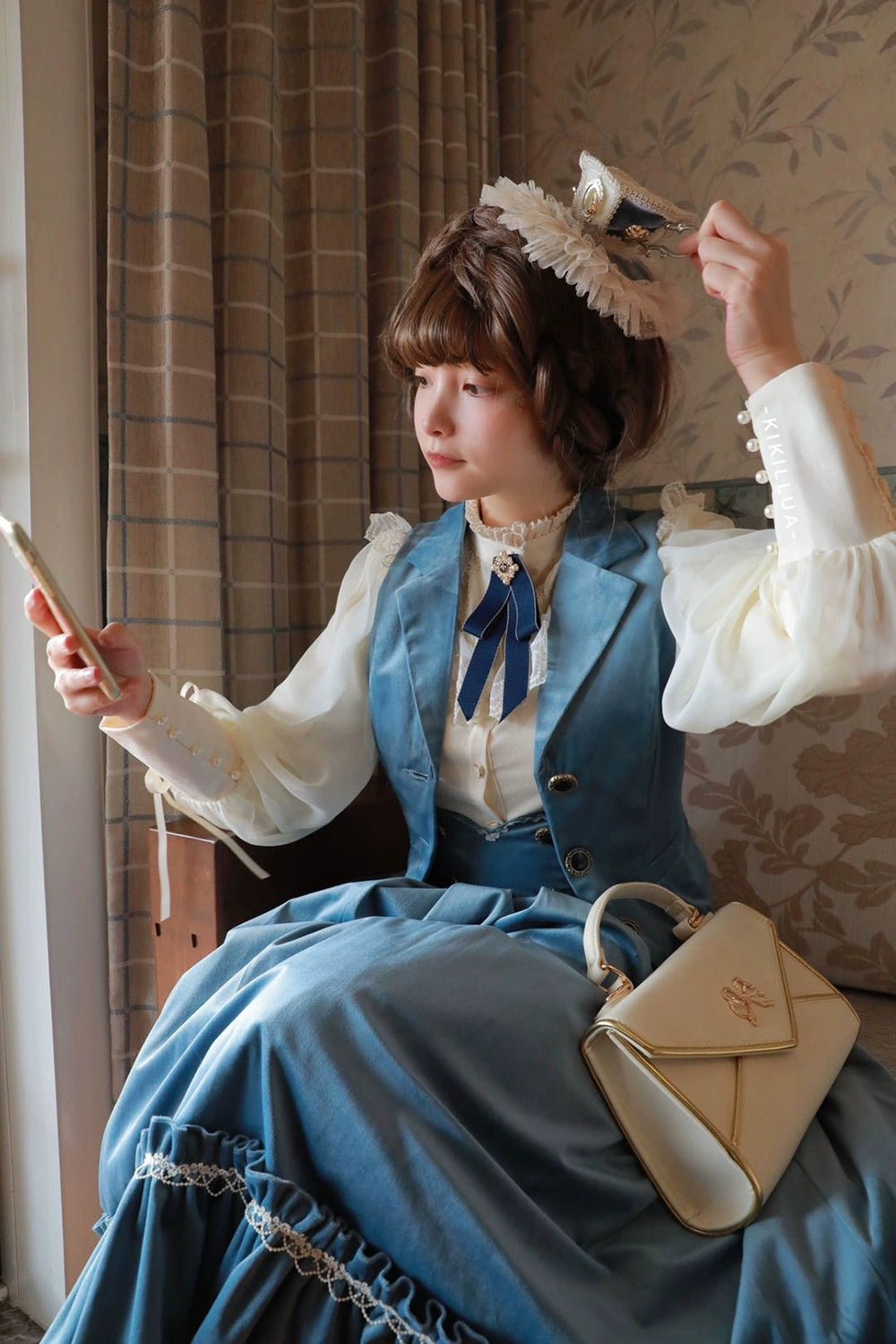 Miss Point - Rose Doll - Elegant Lolita Mutton Sleeve Blouse