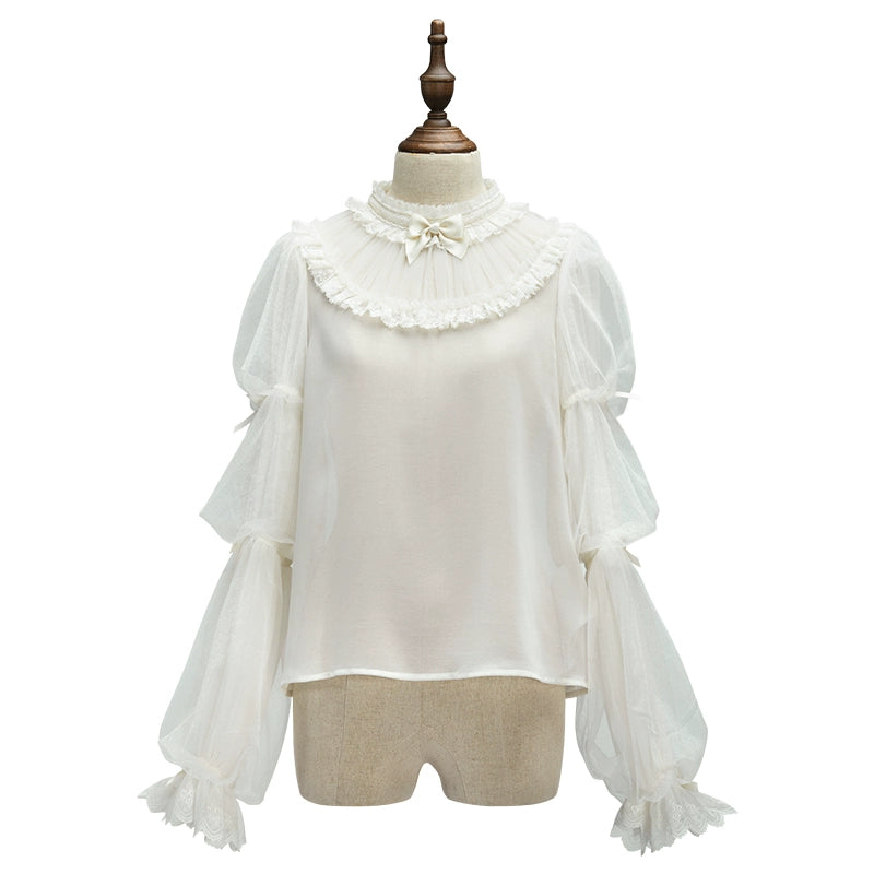 Summer Fairy~IP Collab Sweet Lolita Jumper Dress Flutter Sleeves OP (F L M S XL XS) 38656:593022