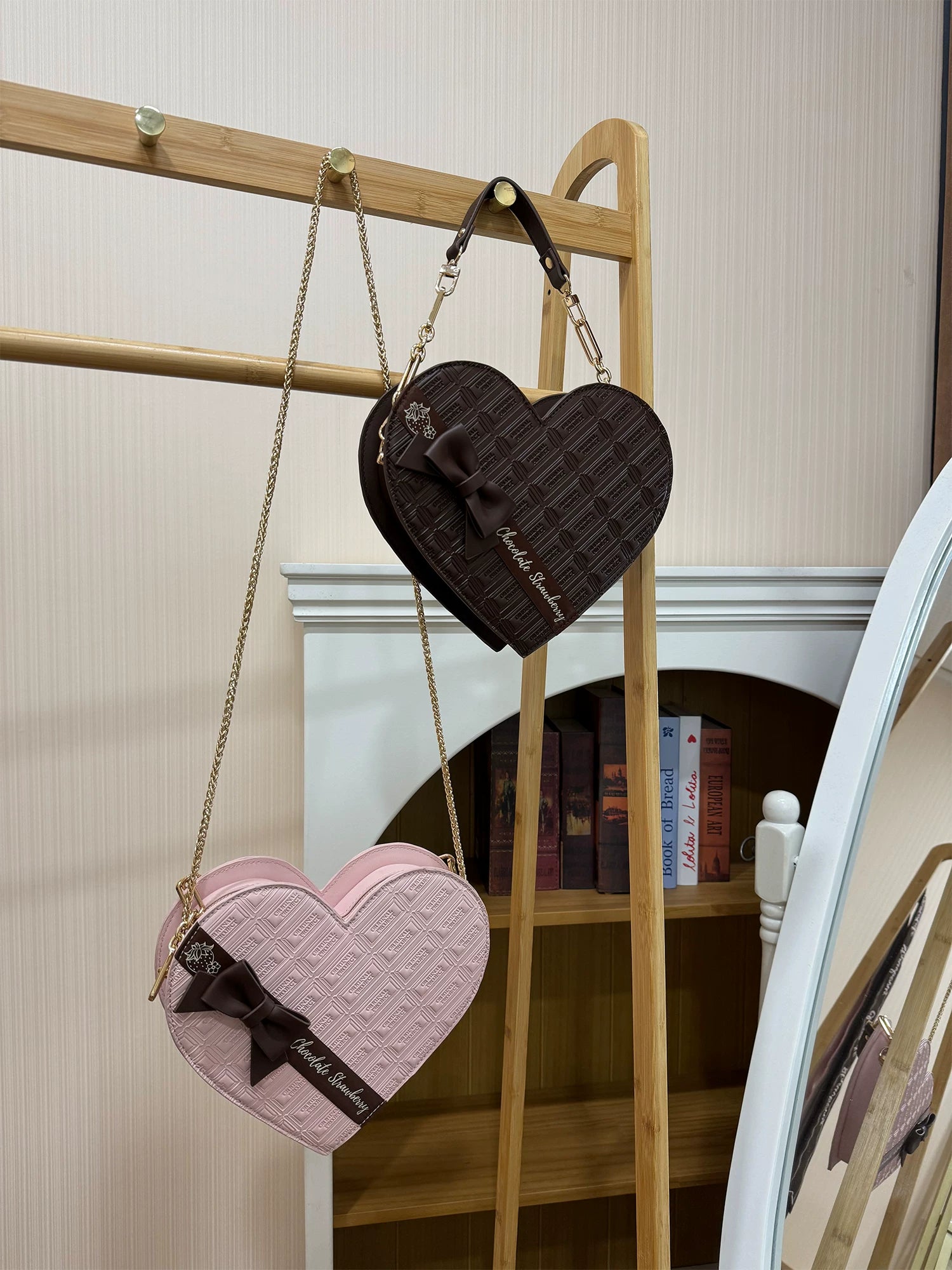 Sweet Lolita Heart-shaped Bag, Chocolate Inspired