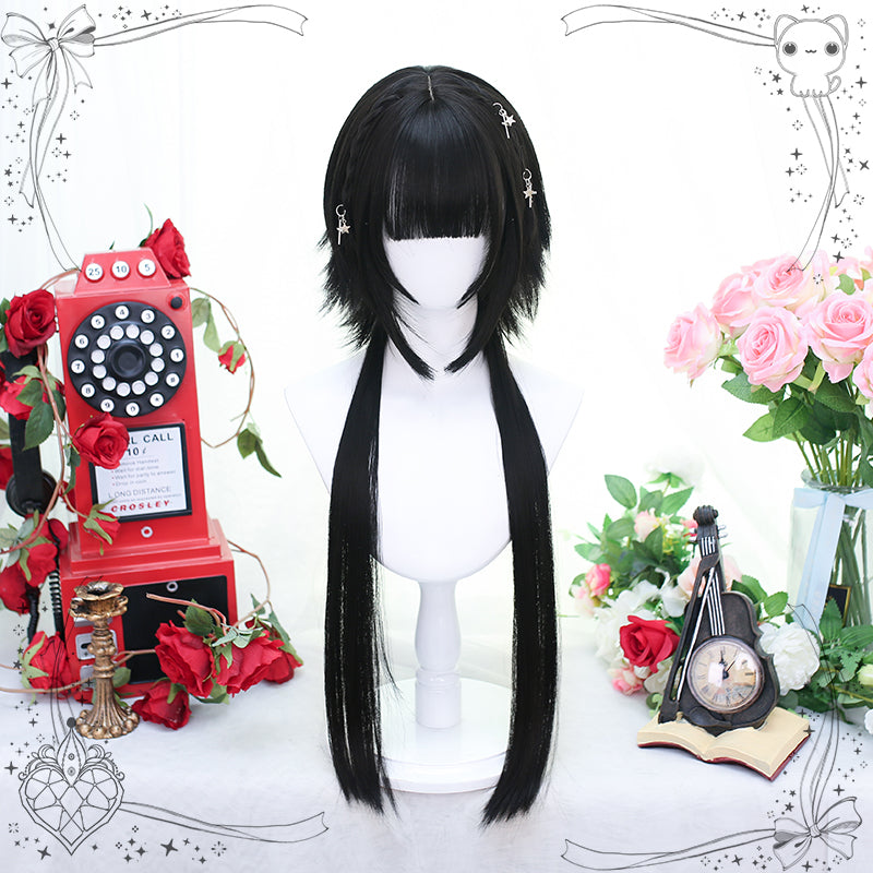 Dalao Home~Moon Night~Lolita Highlights Bang Wigs Multicolor   