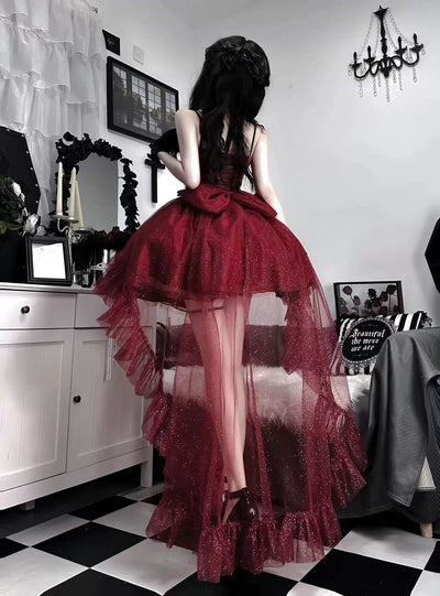 (BFM)Platycodon House~Polaris~Luxury Lolita Dress Star Tulle Princess Lolita Gown   