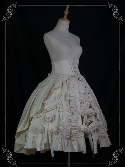 Sweet Dream~Elegant Lolita Wedding Bridal Birdcage SK   