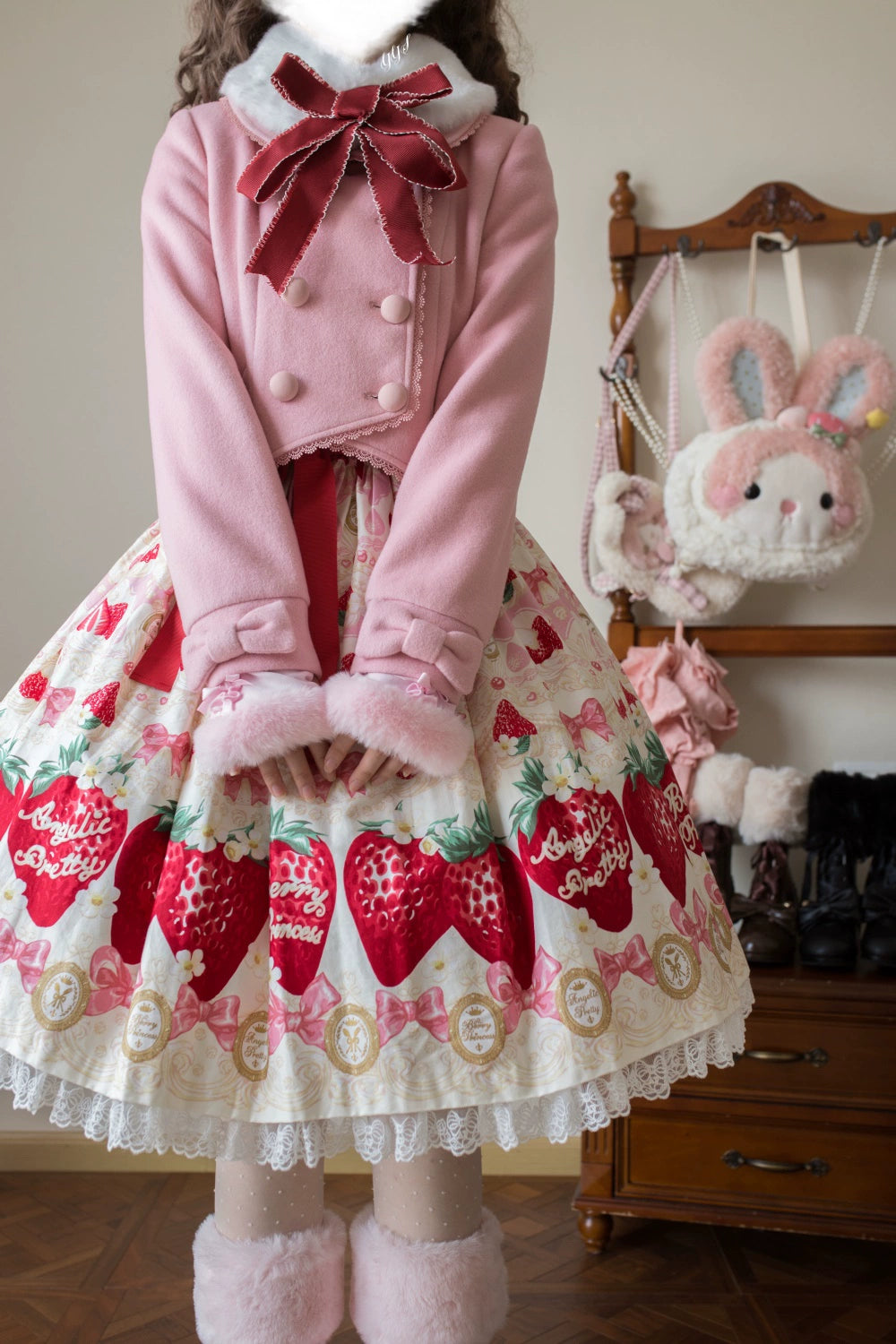 LeMiroir - Winter Solstice - Elegant Lolita Winter Short Coat & SK 44069:794282