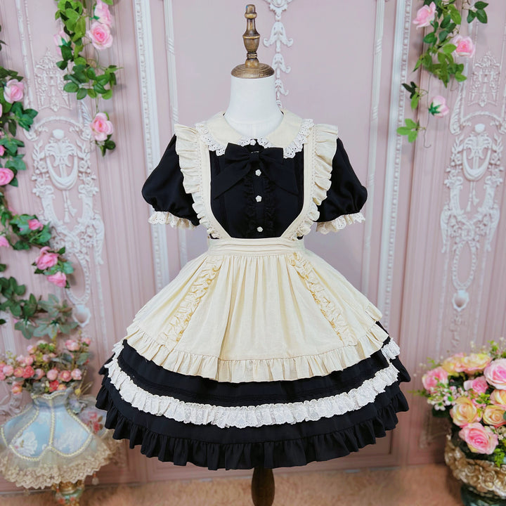 DMFS~Piaget Servant~Maid Lolita OP Dress Vintage Lolita Dress   