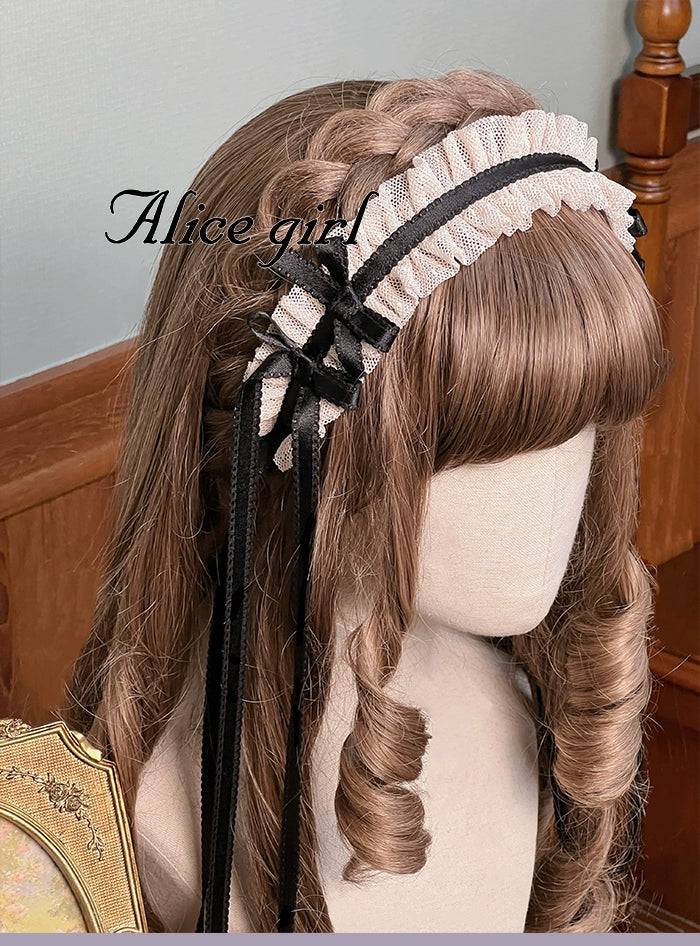 Alice girl~Yesterday Morning Mist~Classic Lolita KC Elegant Lolita Headdress