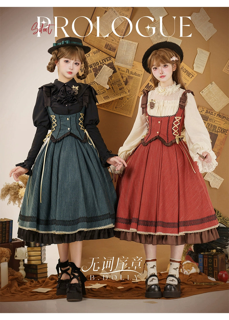 Baduoni~No Word Prologue~Classic Lolita JSK Suit Bust-supporting Dress